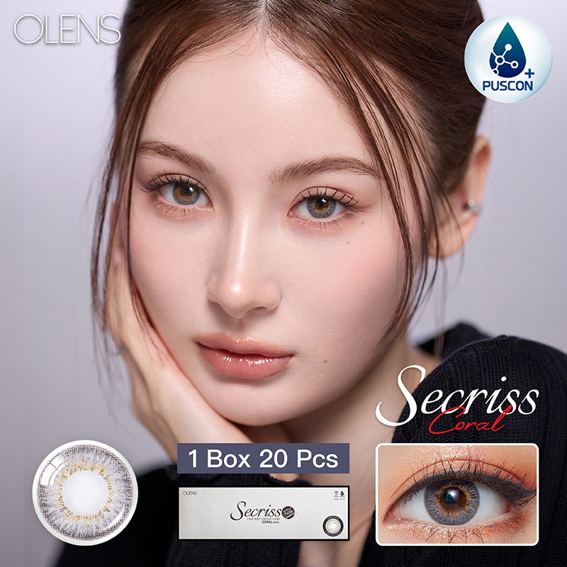 極致濃混血款｜明顯放大｜Secriss 藍灰色｜OLENS Color Con