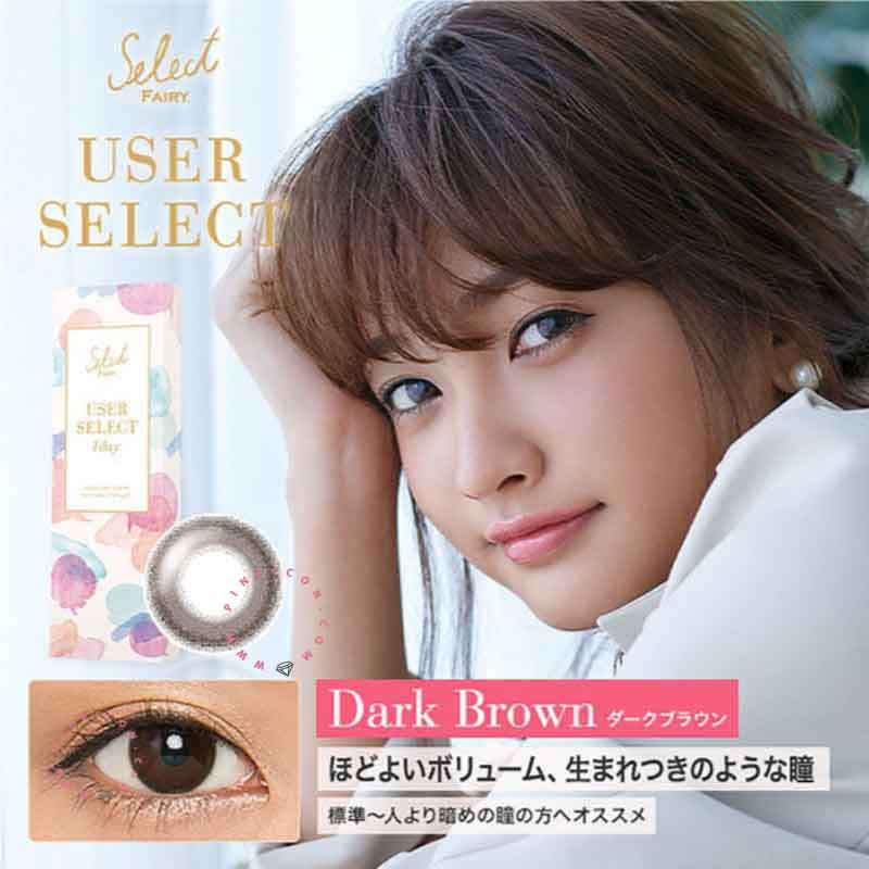 USER SELECT - USER SELECT 1 DAY 10P DARK BROWN